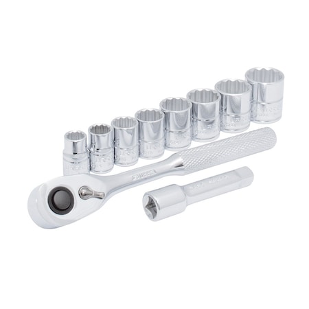 Urrea 3/8" drive socket set with accessories 10PC JBUA02M